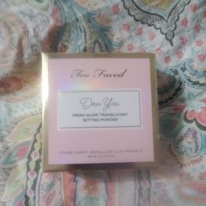 Two faced traslucent Setting powder